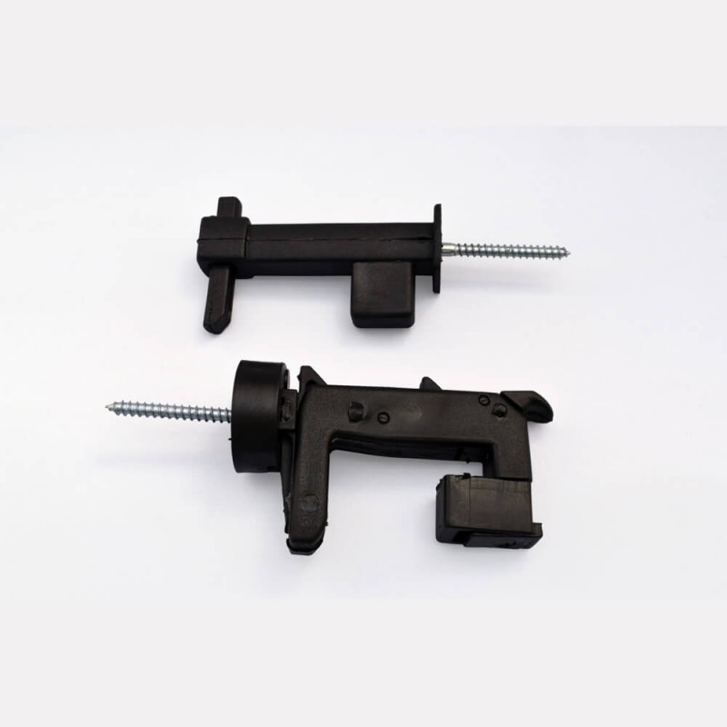 Κλασσικά-Αυτόματα αεροστηλώματα παντζουριών (λευκό-μαύρο)