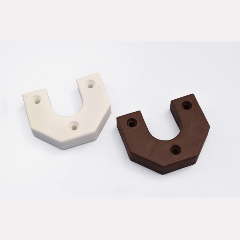 Στηρίγματα σωληνών Φ21 πέταλα (λευκό- καφέ) 