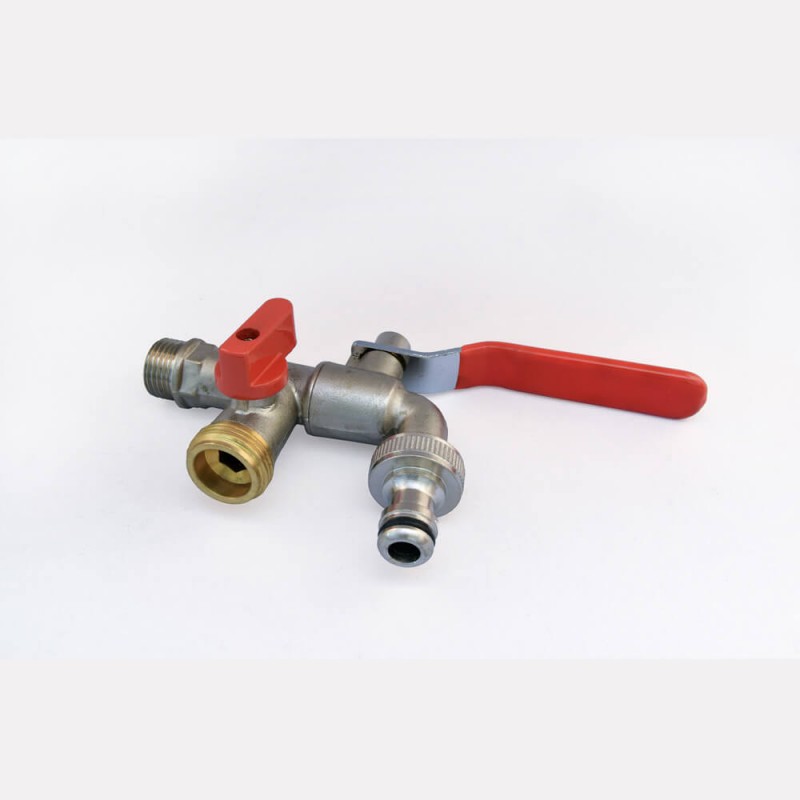 Κάνουλες σφαιρικές διπλές 1/2" x 3/4" 