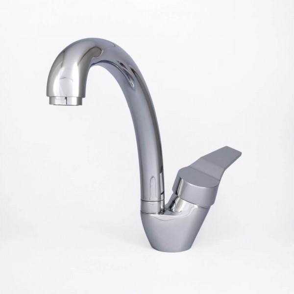 Kitchen sink faucets mixing Musa with high spout brass 