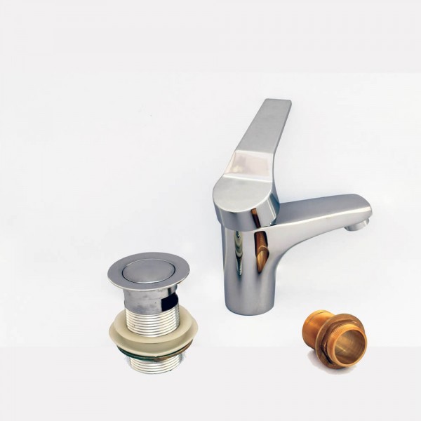 Μπαταρίες νιπτήρα αναμεικτικές Musa ορειχάλκινες 