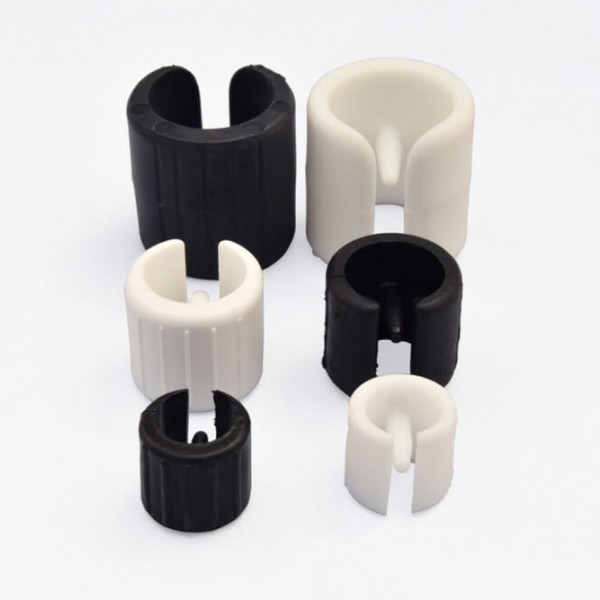 Armchair-clotheshorse plugs half internal (white-black)