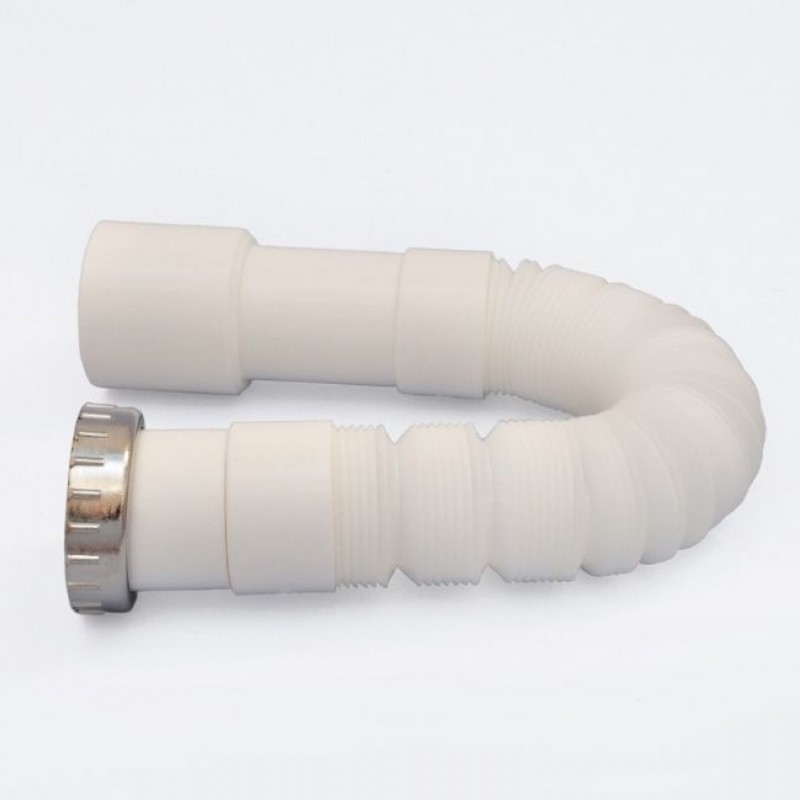 Σιφόνια νεροχύτη σπιράλ 1 και 1/2"Φ40-Φ50 με πλαστική ουρά Ιταλίας